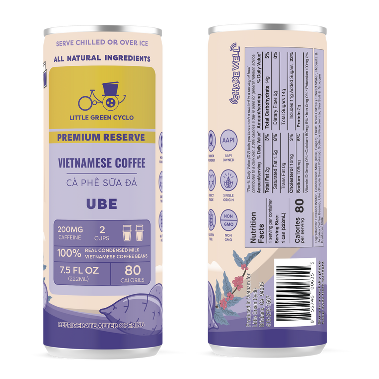 Vietnamese Ube Coffee