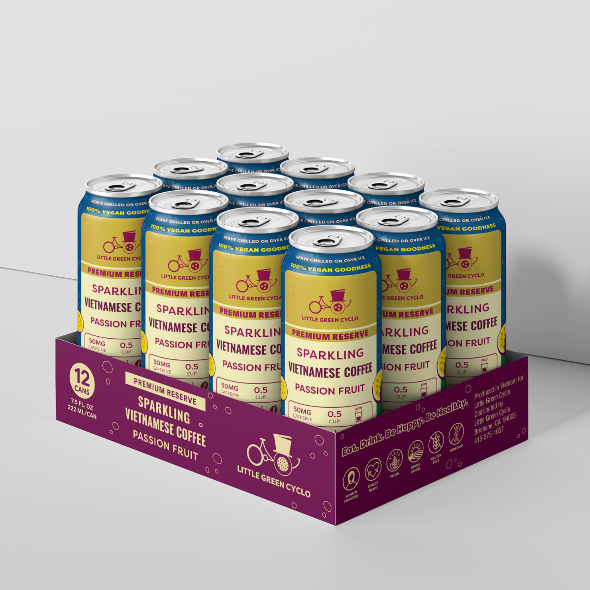 Sparkling Passion Fruit Vietnamese Coffee