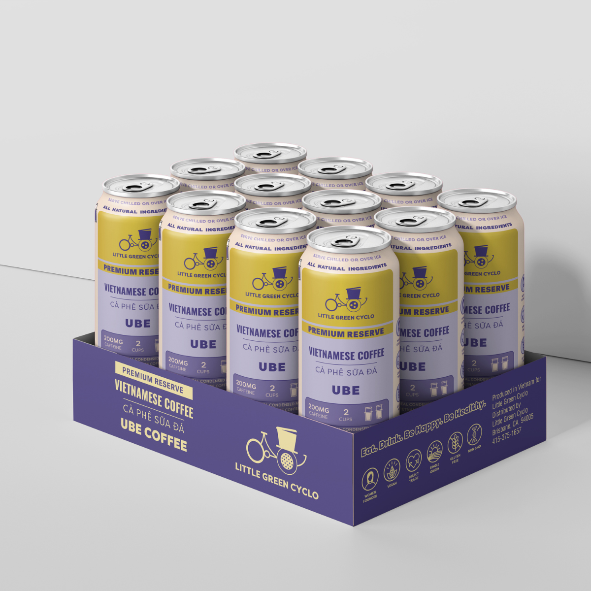 Vietnamese Ube Coffee